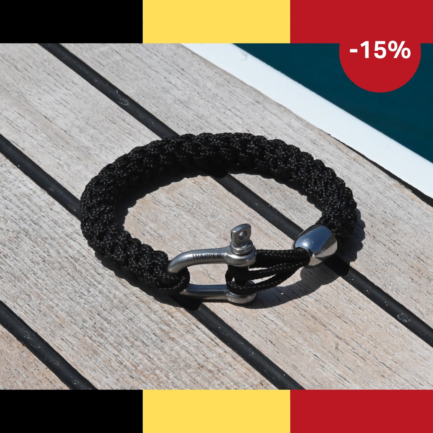 Sea-Link armband – Vanta Black