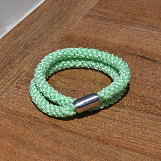 Double Wrap Bracelet – Mint Green