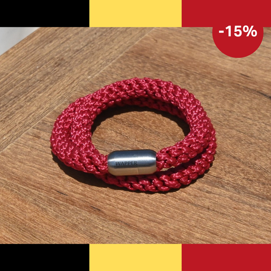 Dubbele Wrap - Ruby Red