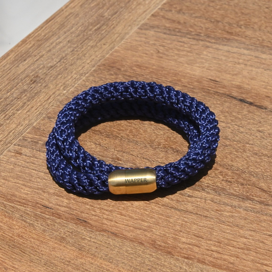 Double Wrap Bracelet – Nelson Blue