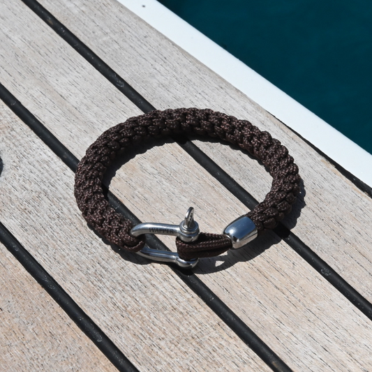 Sea-Link armband – Coffee Brown