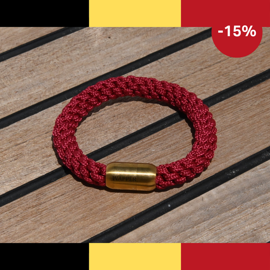Mag-Link armband – Ruby Red