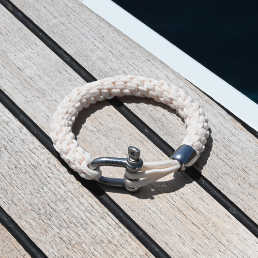 Sea-Link armband – Cream White