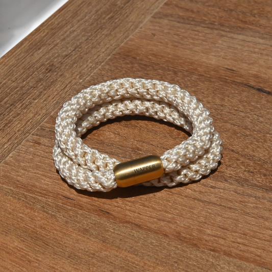 Double Wrap Bracelet – Champagne Gold